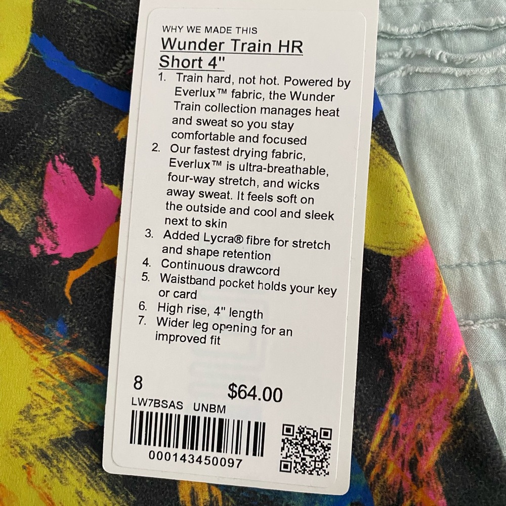 Wunder train HR short 4”